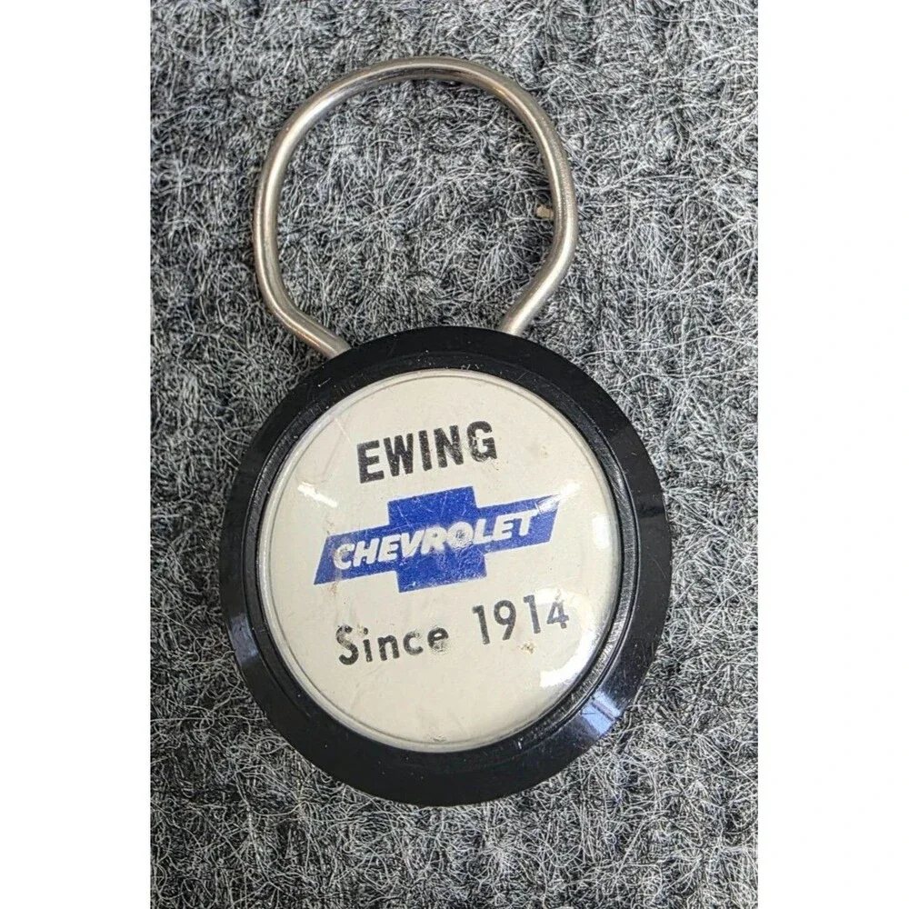 Vintage Ewing Chevrolet Keychain Since 1914